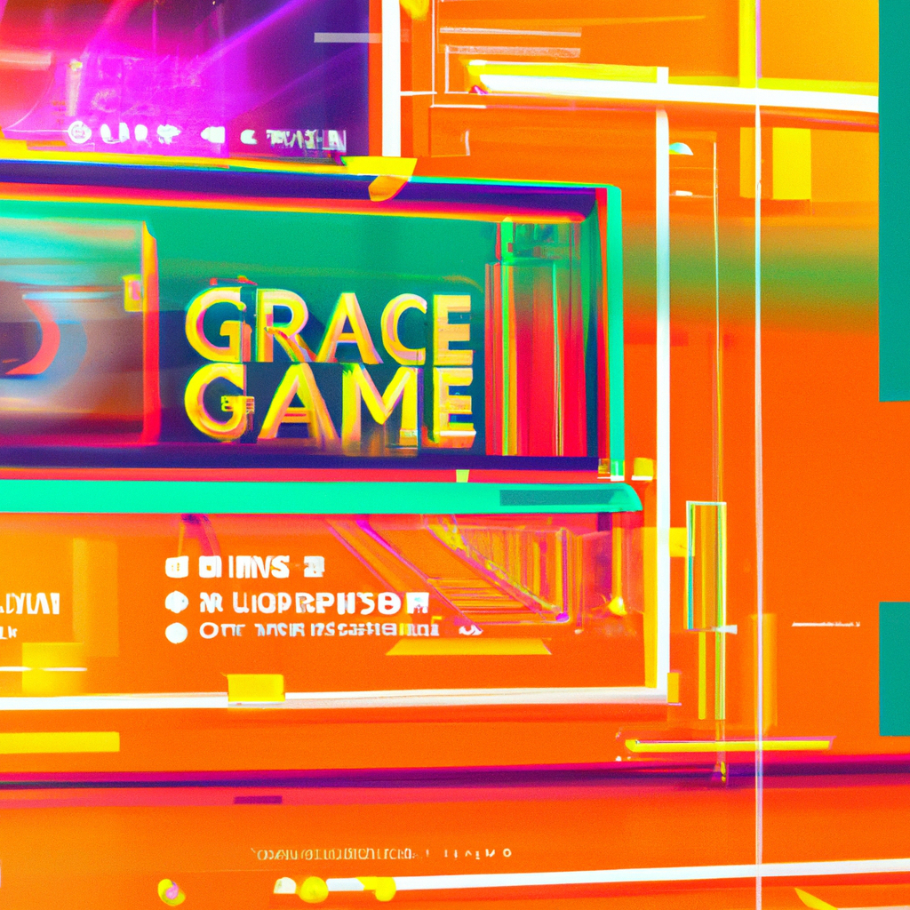 Neon arcade montage showing fast-paced matches and HUD overlays